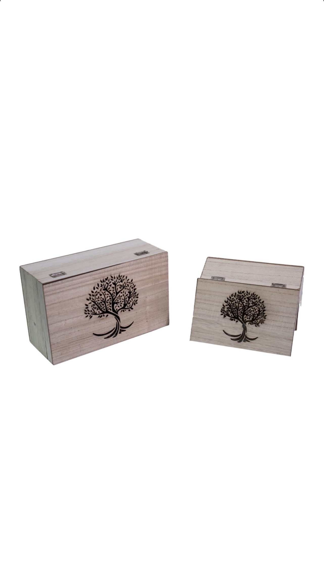 Duo coffrets bois Arbre de Vie
