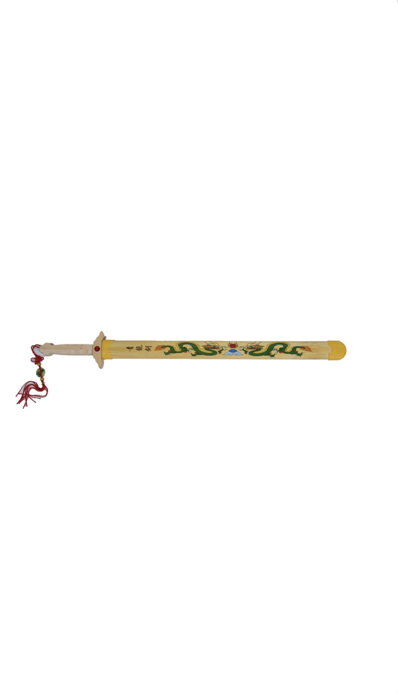 Épée décorative bois & fourreau dragons