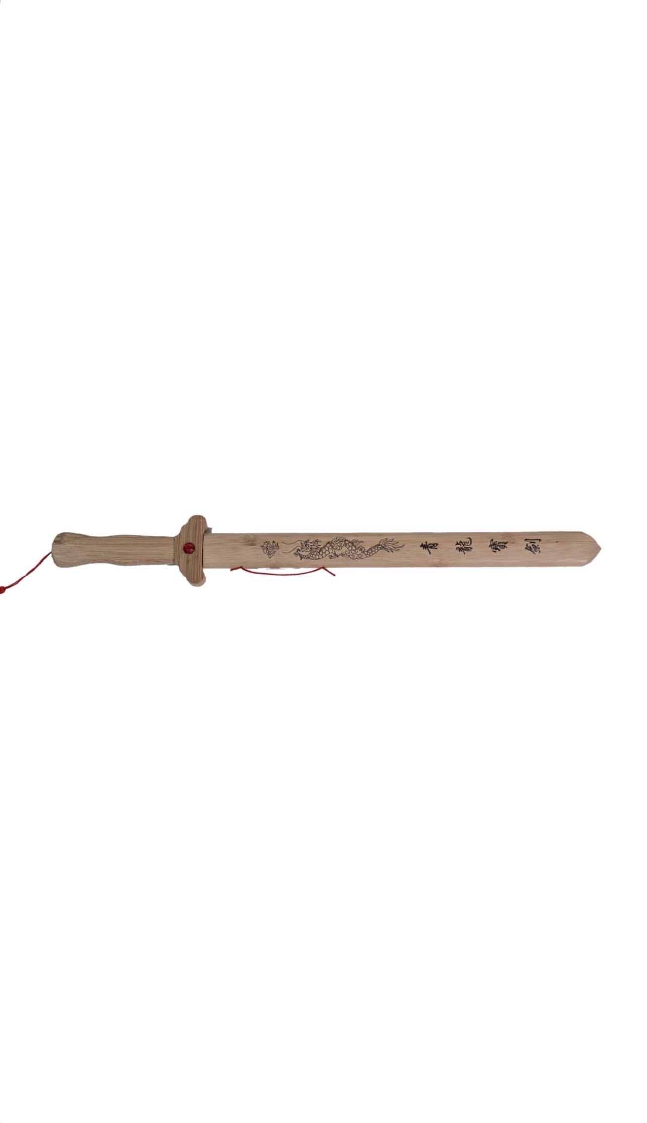 Épée bambou gravée dragon